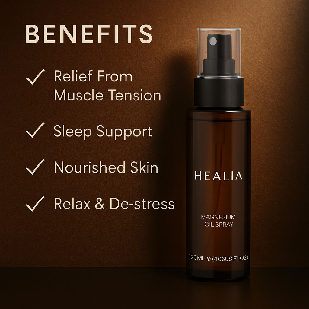 Magnesium Oil Spray 120ml– Relieve Muscle Cramps, Boost Energy, Reduce Stress & Support Daily Wellness